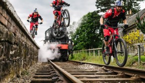 Danny MacAskill gap to rail ride